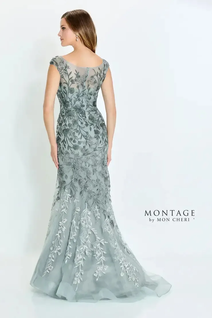 M522 Montage V Neck Beaded Lace