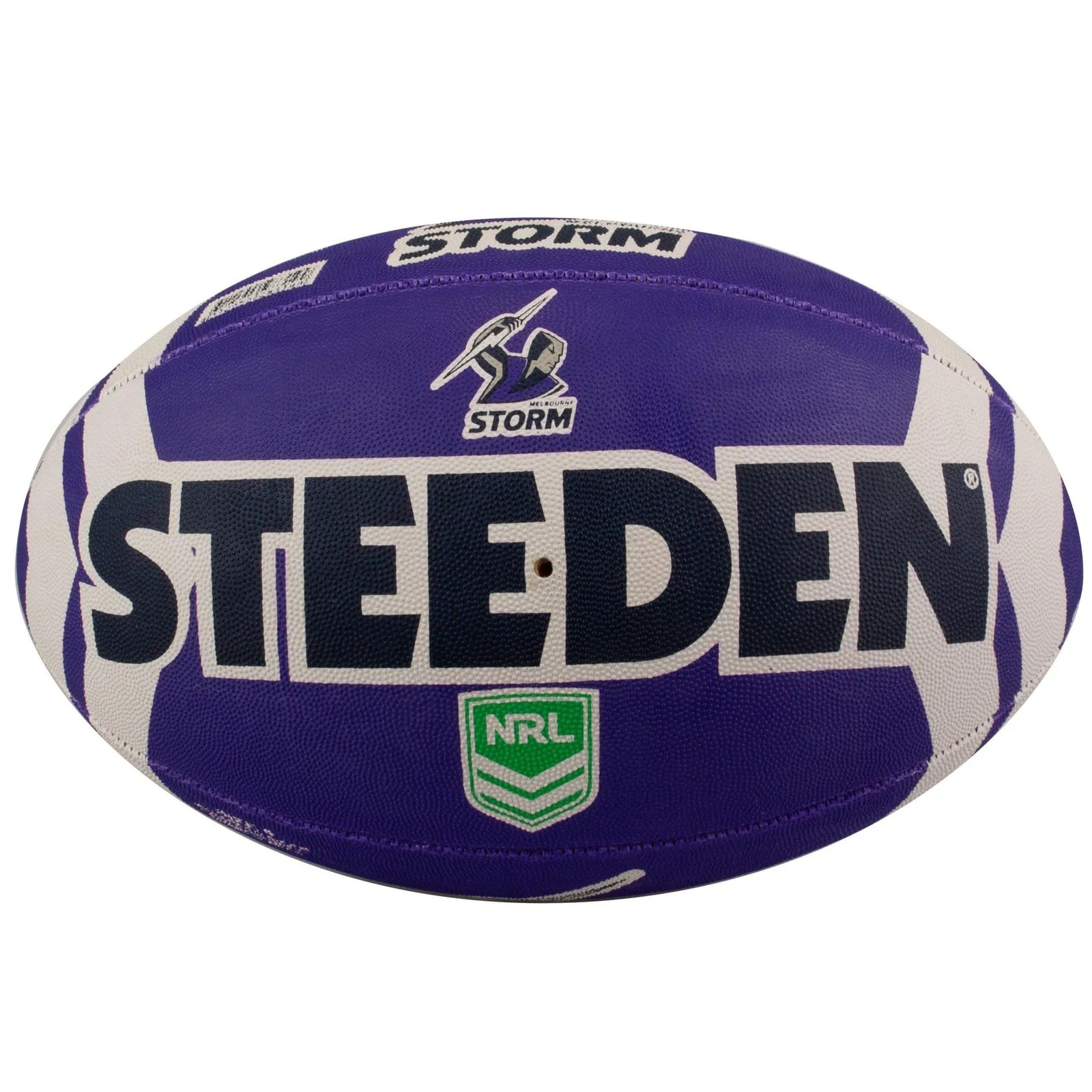 Melbourne Storm Steeden NRL Rugby League Mini Ball (11 inch) 23 cm Length