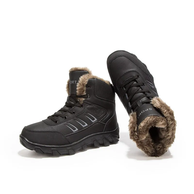 Men's Winter Fur Non-Slip Boots