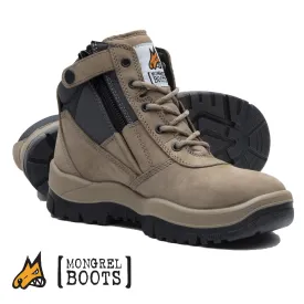 Mongrel 261060 Safety Boots - Zip Side