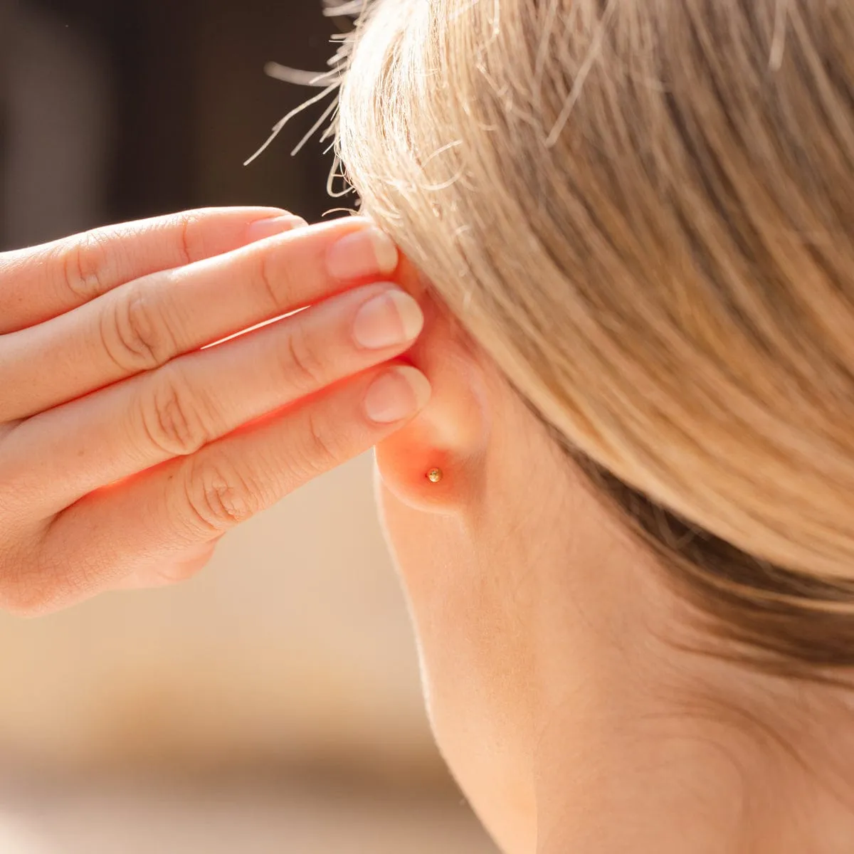 October Birthstone Stud Earrings