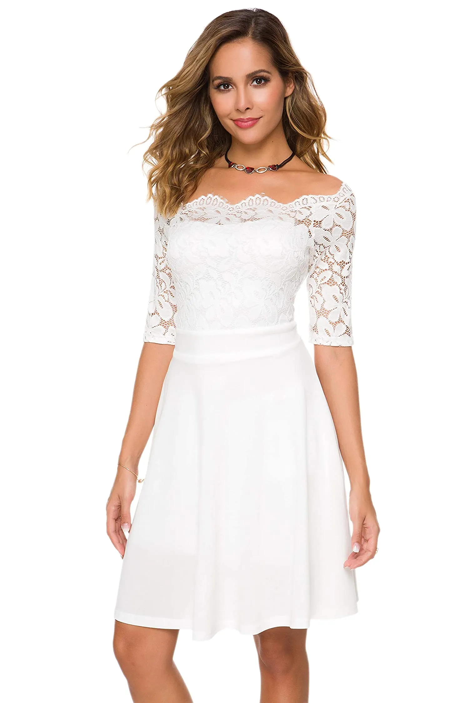 Off Shoulder Puffy Dress