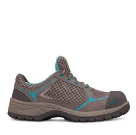 Oliver 49414 Ladies Grey/Blue Lace Up Safety Jogger Composite Toe