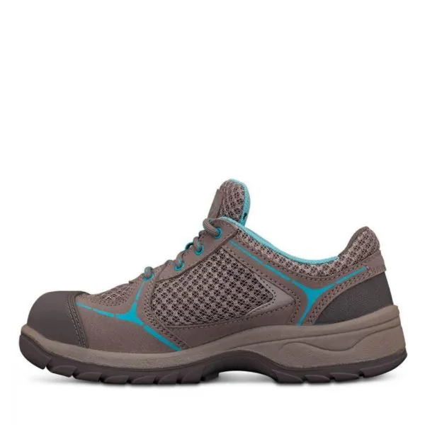 Oliver 49414 Ladies Grey/Blue Lace Up Safety Jogger Composite Toe