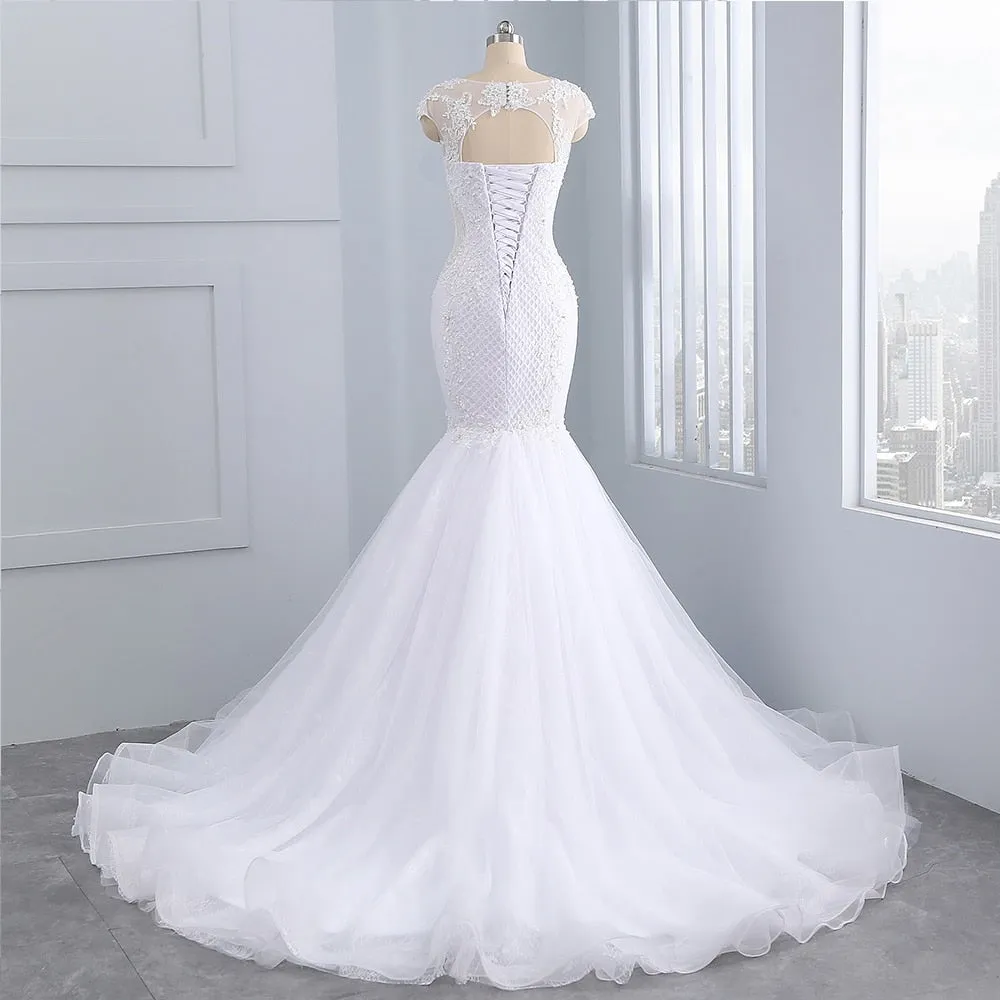 Organza Mermaid Wedding Dress