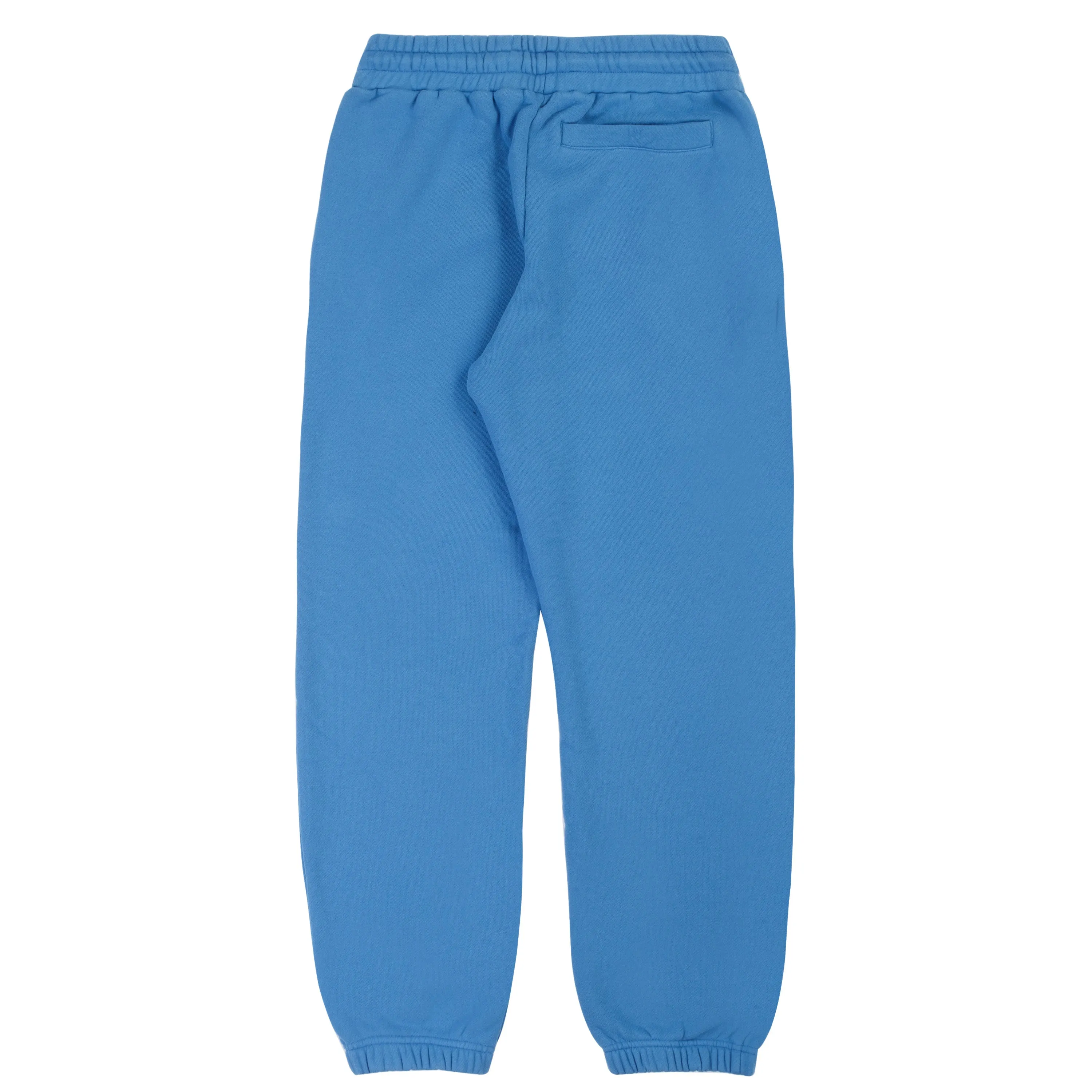 Palm Angels Curved Logo Sweatpants Blue