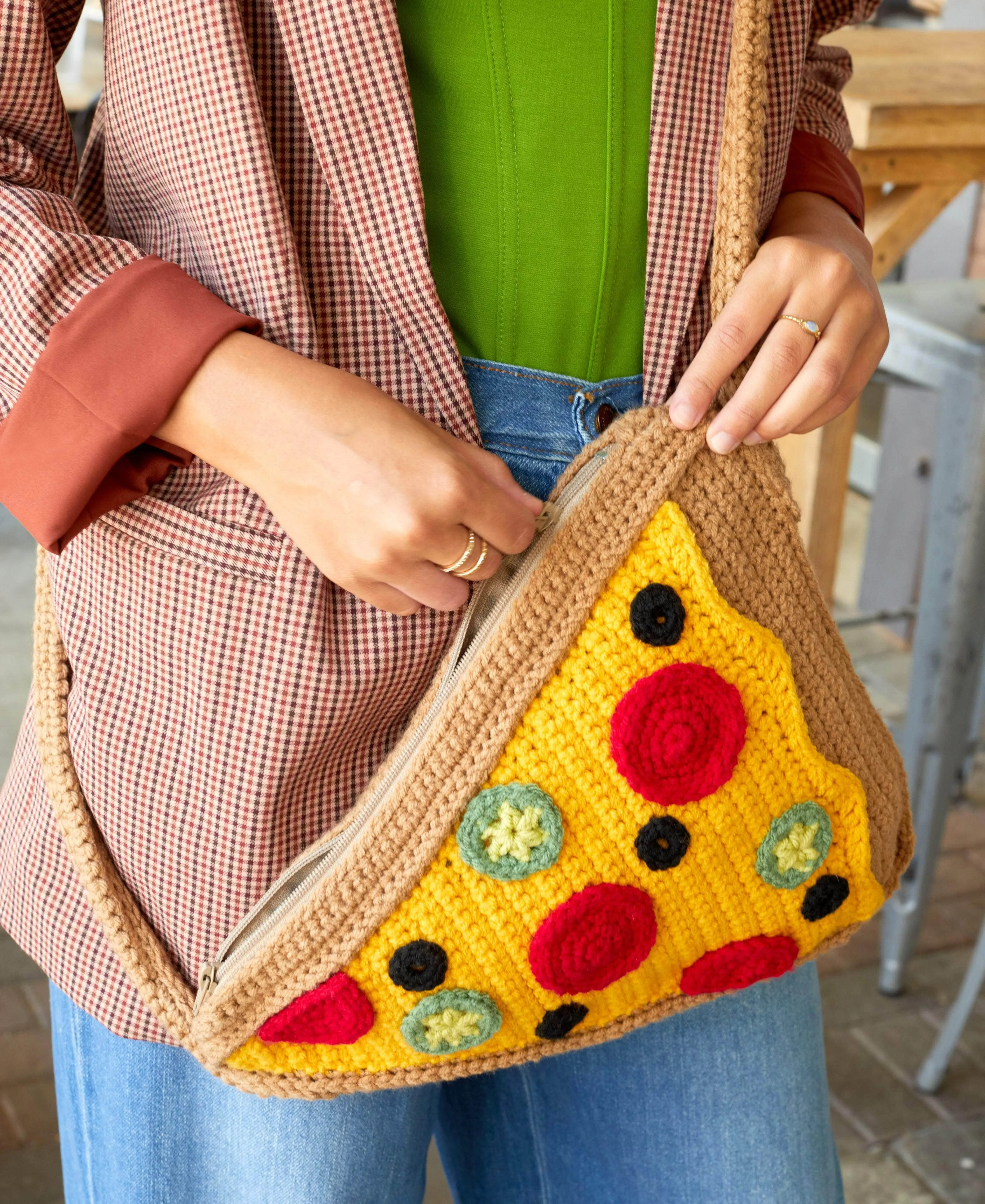 Pepperoni Pizza Purse