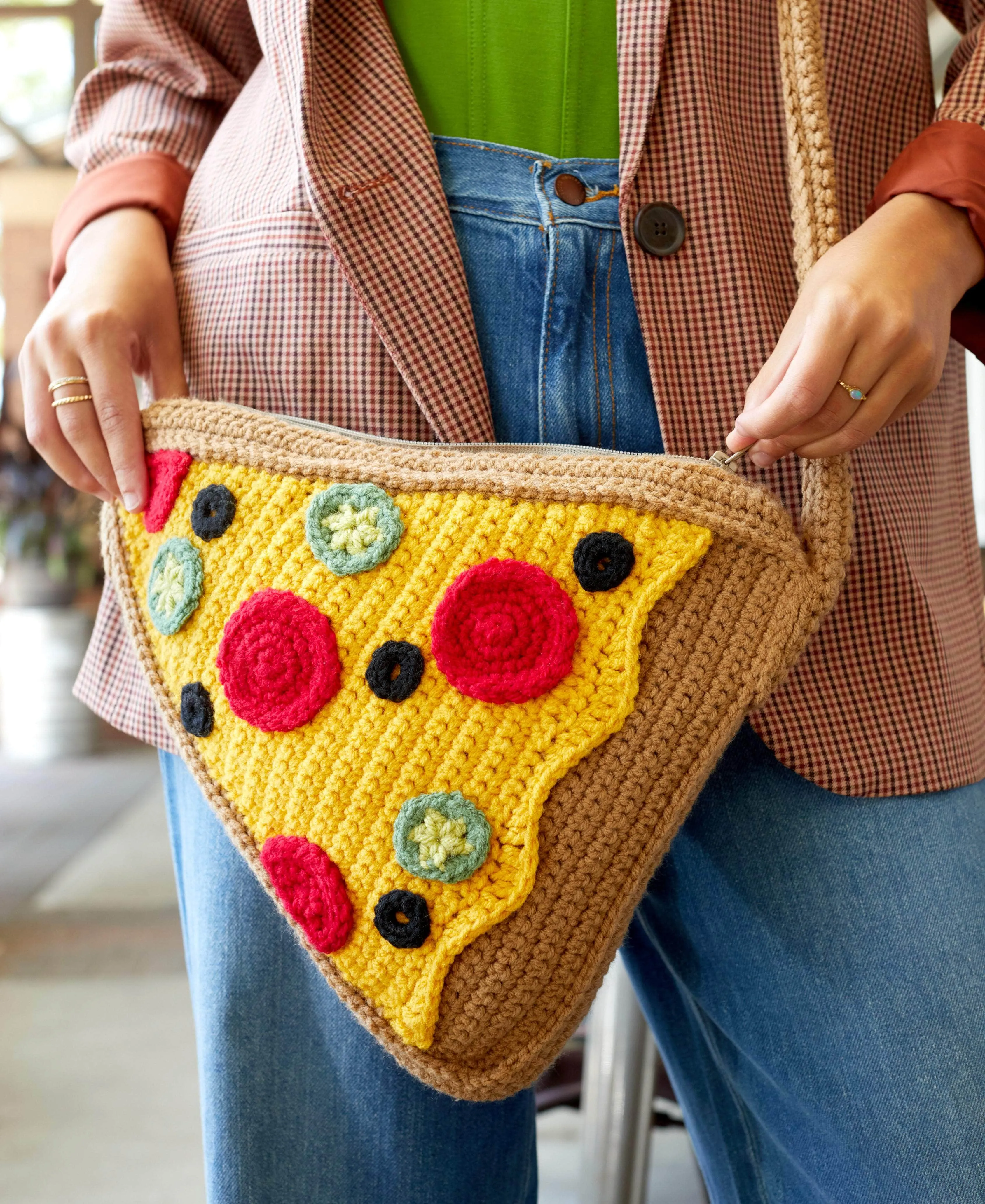 Pepperoni Pizza Purse