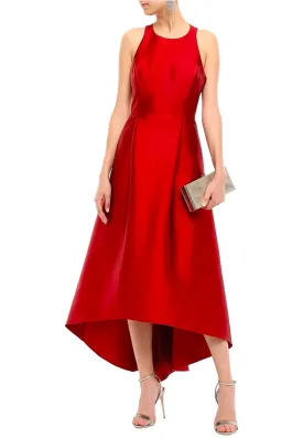 Red Eugenia Flared Gown