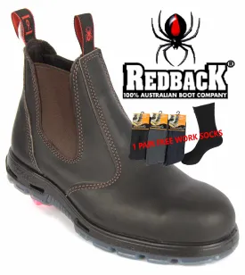 Redback Safety Boots Oil Kip - Elastic Side USBOK