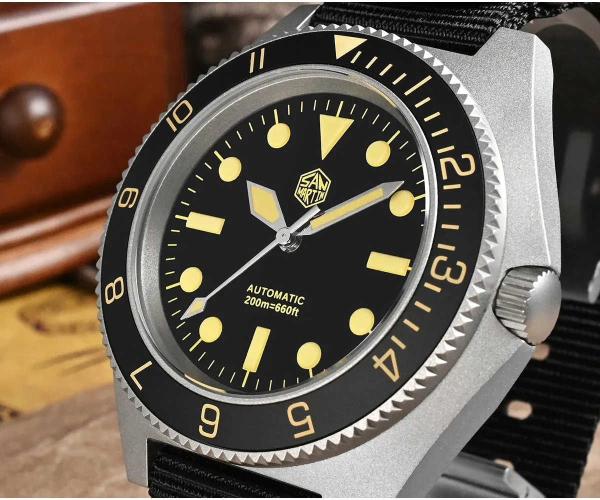 San Martin 40mm Automatic Dive Watch SN0123G V2