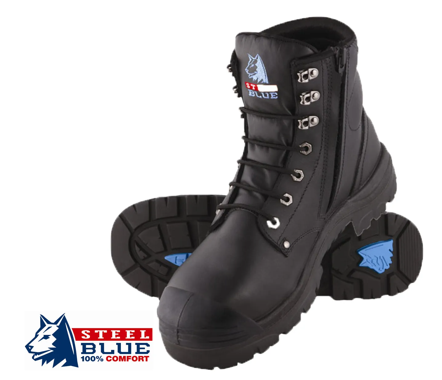 Steel Blue Safety Boots Argyle - Zip Side 332152