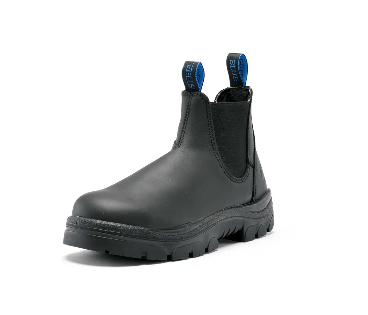 Steel Blue Safety Boots Hobart Pull on Steel Cap   312101