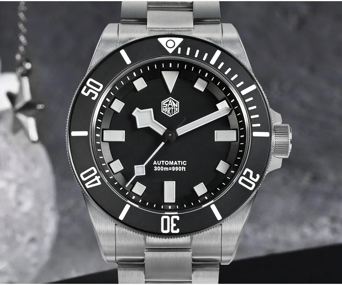 Stainless Steel Watchdives x San Martin Dive Watch - 39mm Size - SN0121GA - UK Warehouse