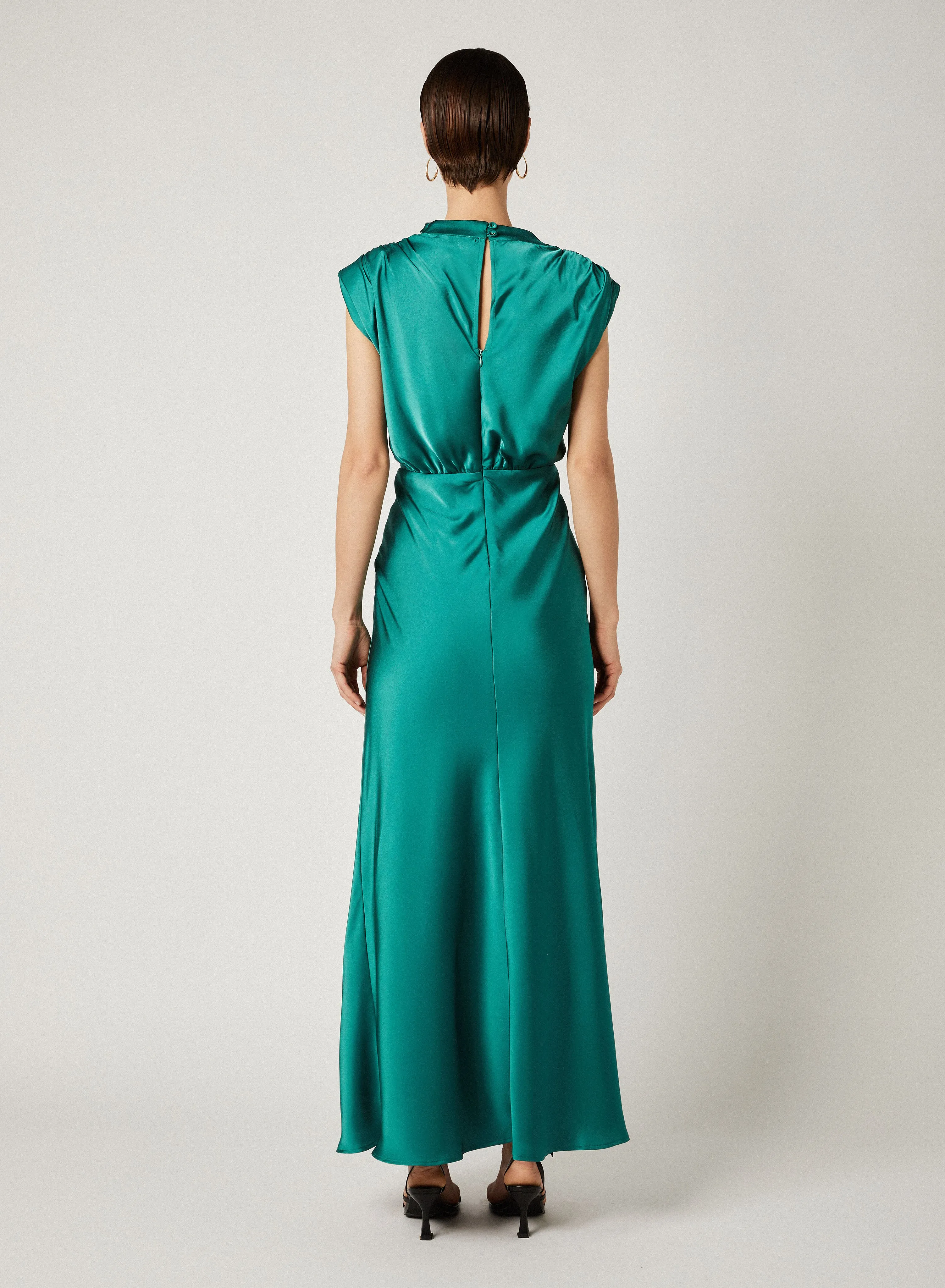 UTOPIA MIDI DRESS - JADE