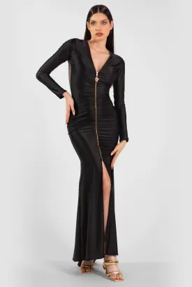 Verona Long Dress Black